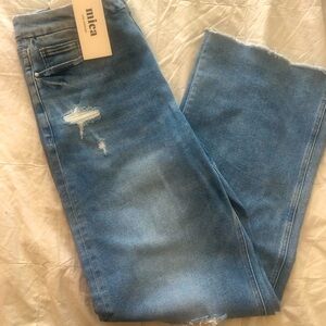 Brand new with tags Mica, wide leg, super high waist jeans. Lots of stretch.